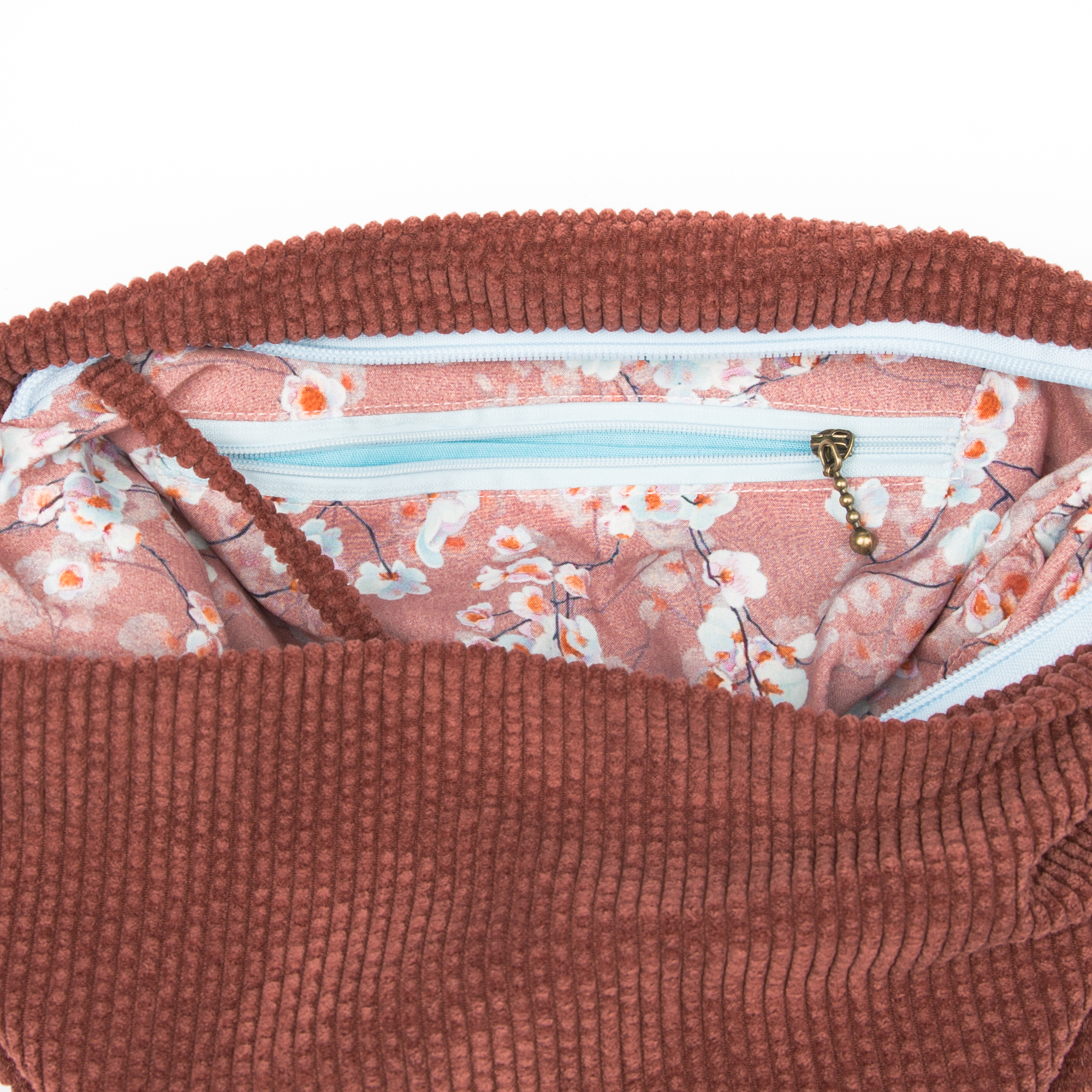 Cord Umhängetasche Altrosa Handmade – Schultertasche Altrosa Damen – Bild 14