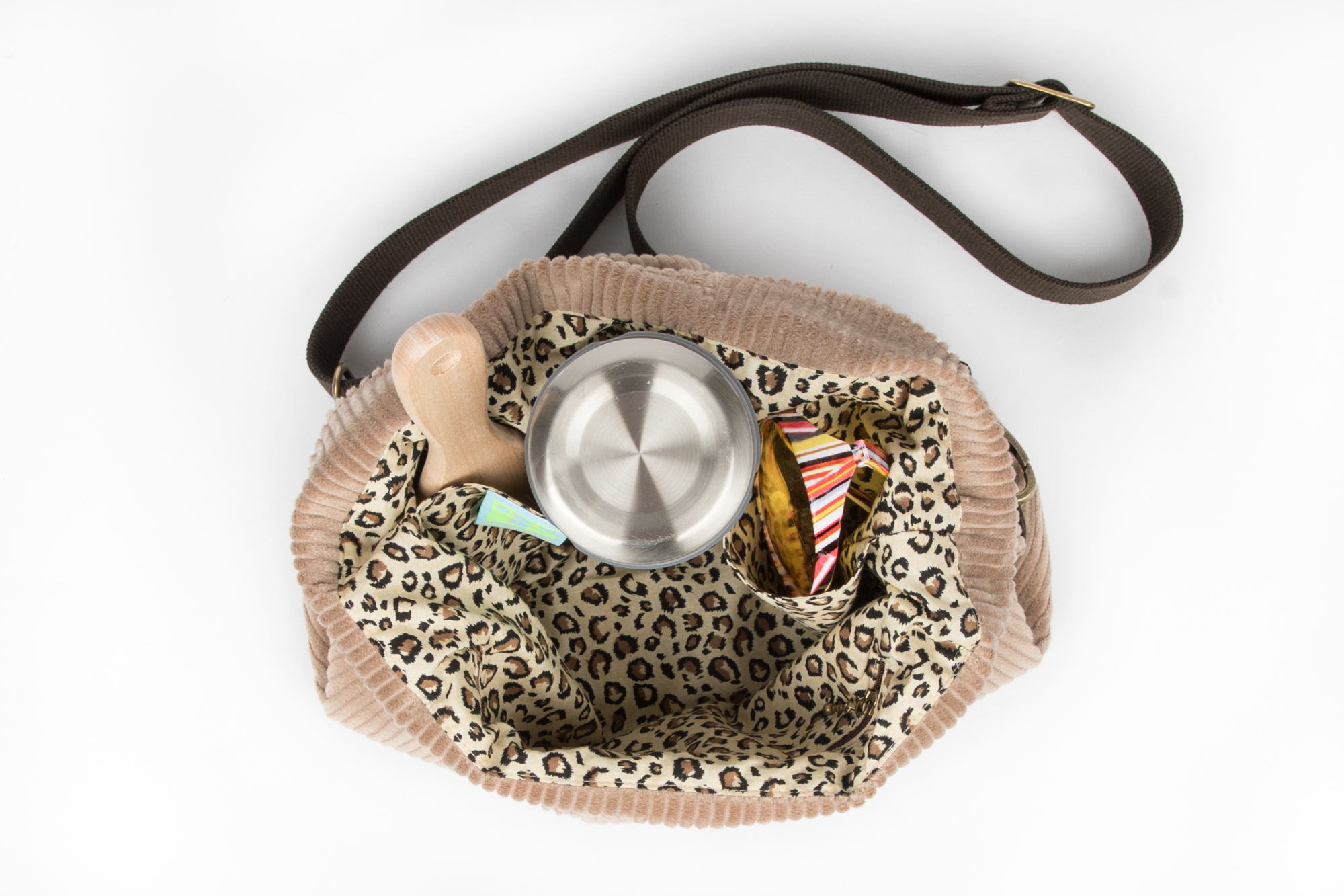 Cordtasche in Taupe – Shopper in 3 Größen – Bild 19