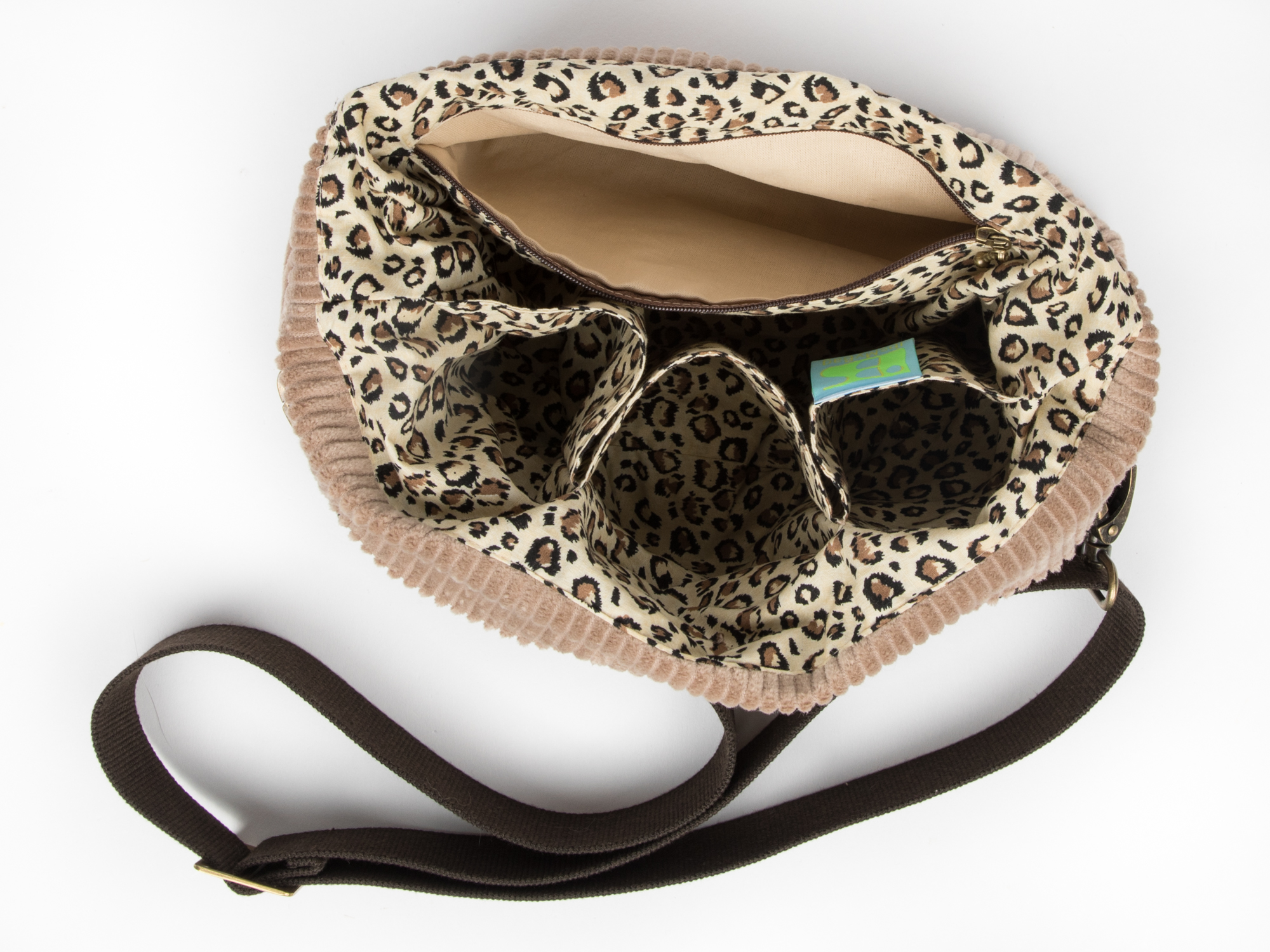 Cordtasche in Taupe – Shopper in 3 Größen – Bild 17